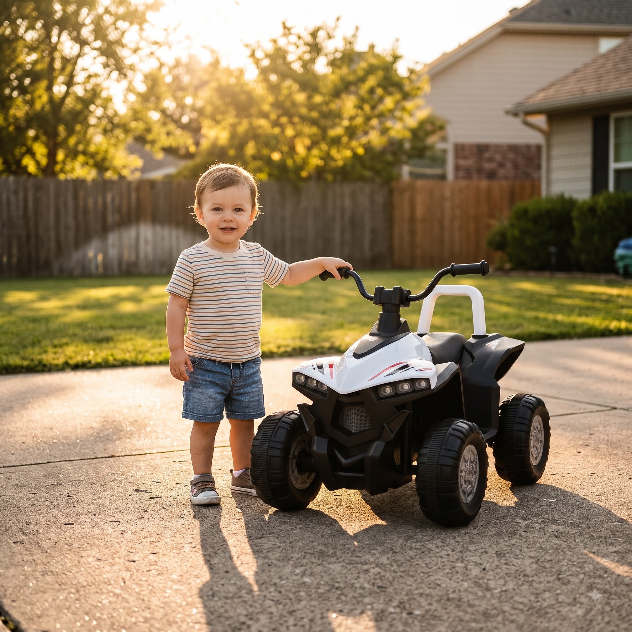 Kids Electric ATV – 4-Wheel Battery-Operated Ride-On Quad Bike - Image 3