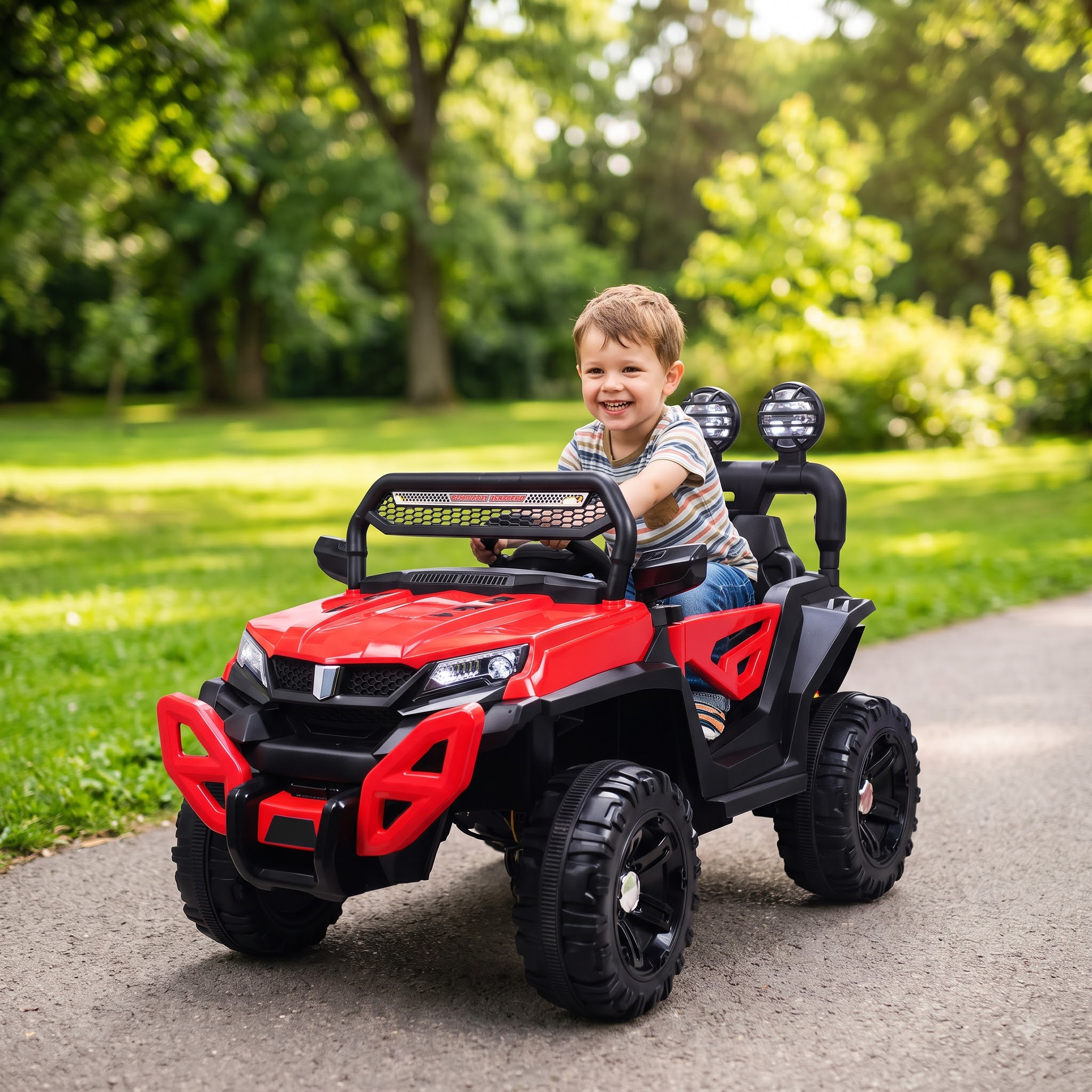 Kids Ride-On Jeep – Play Tool Hopper 4x4 Battery Operated Jeep - Image 9