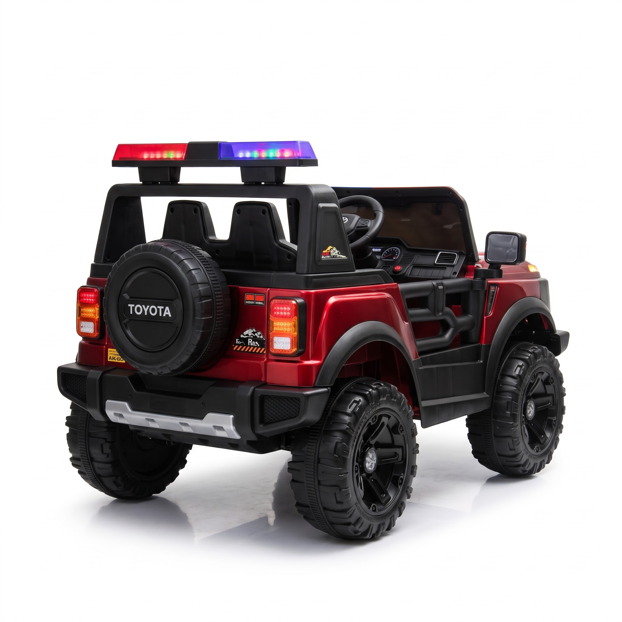 Kids Ride-On Jeep – Police Patrol Battery-Operated Electric SUV - Image 6