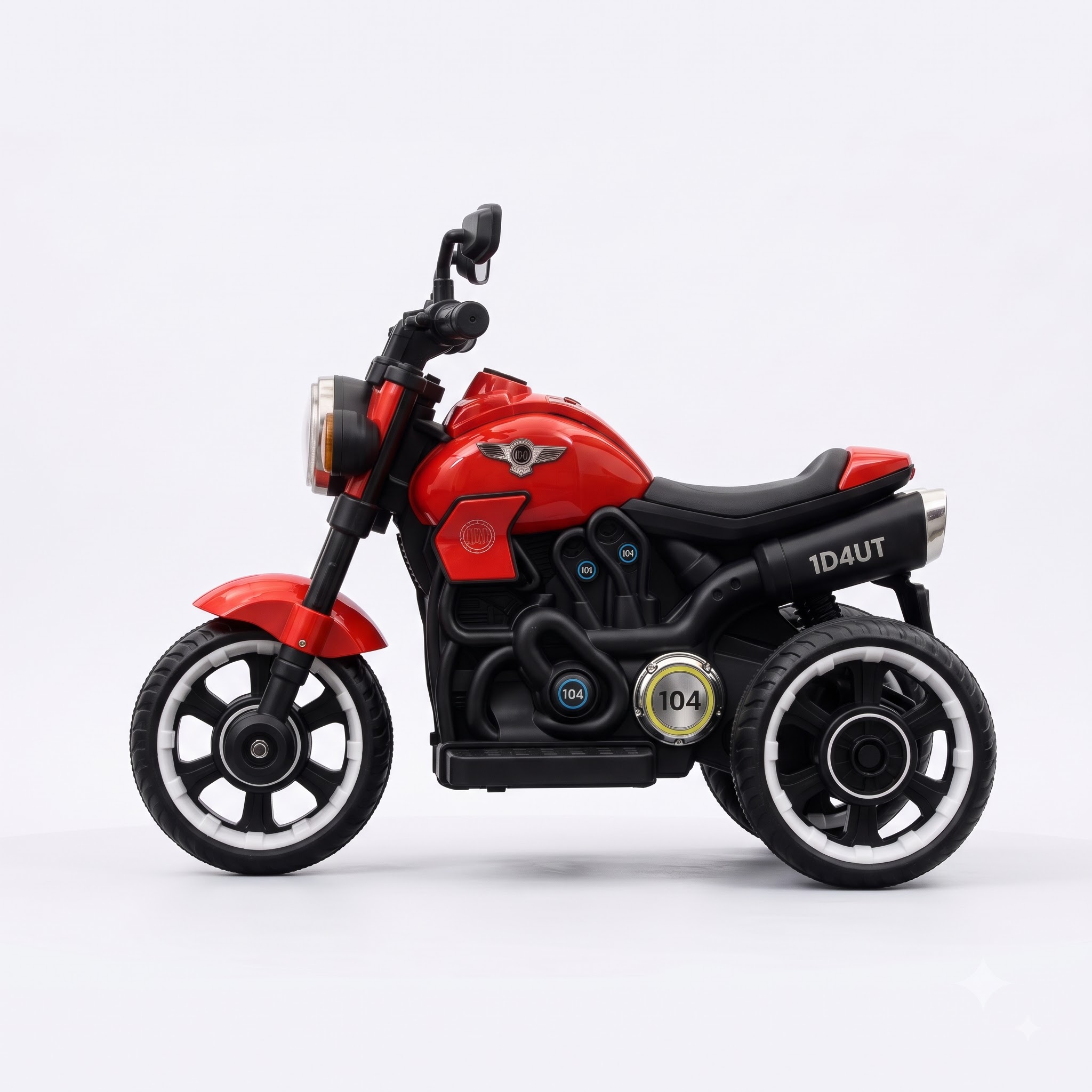 Kids Electric Bike – Sporty 3-Wheel Battery-Operated Ride-On Motorcycle - Image 2