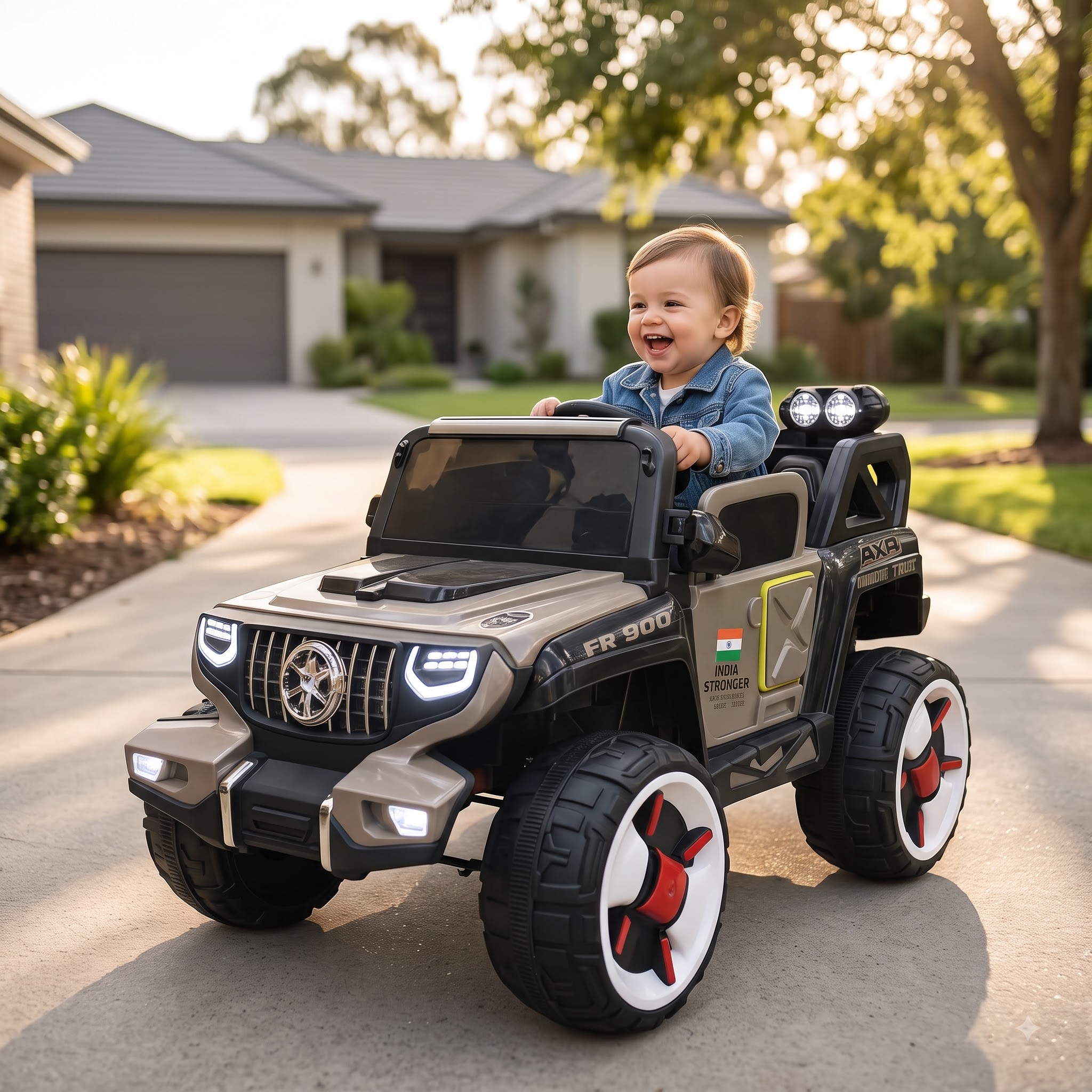 Kids Ride-On Jeep – Off-Road Style Battery-Operated Electric SUV - Image 7