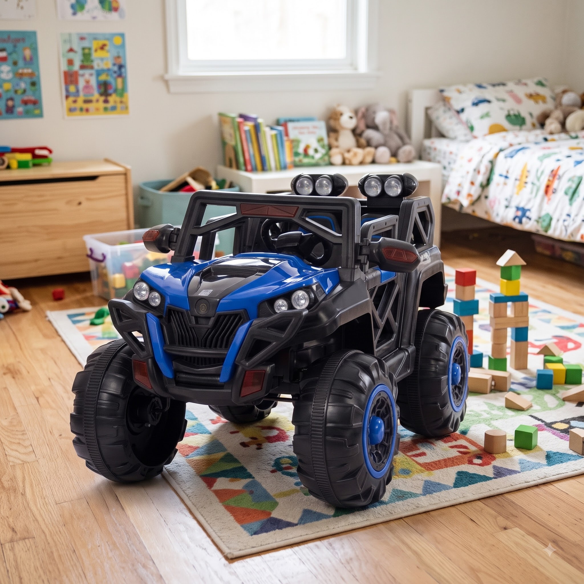 Kids Ride-On Jeep - 4x4 Off-Road Style Battery Operated Electric SUV - Image 8