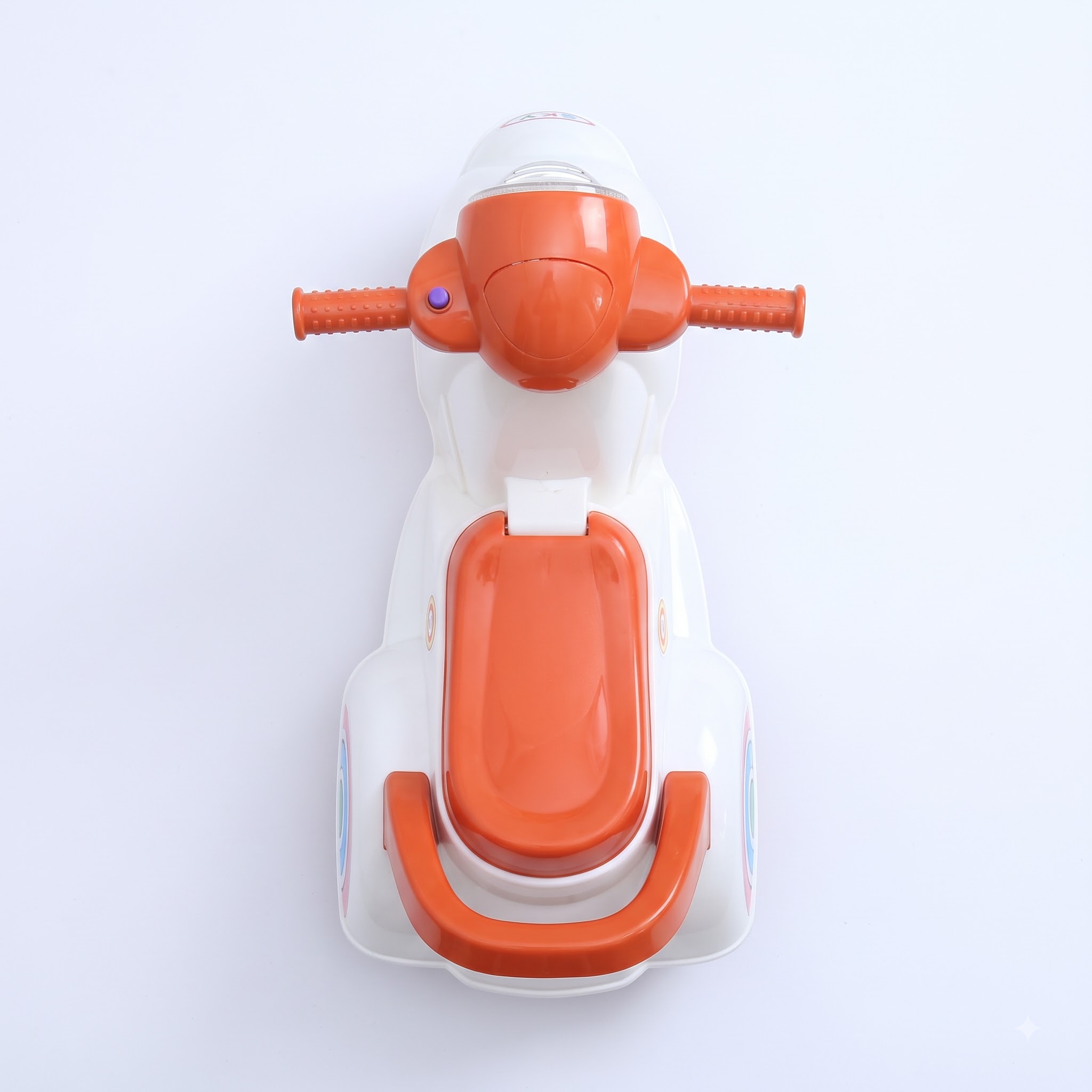 Kids Ride-On Scooter – Vespa-Style Manual Foot-to-Floor Ride-On Toy - Image 5