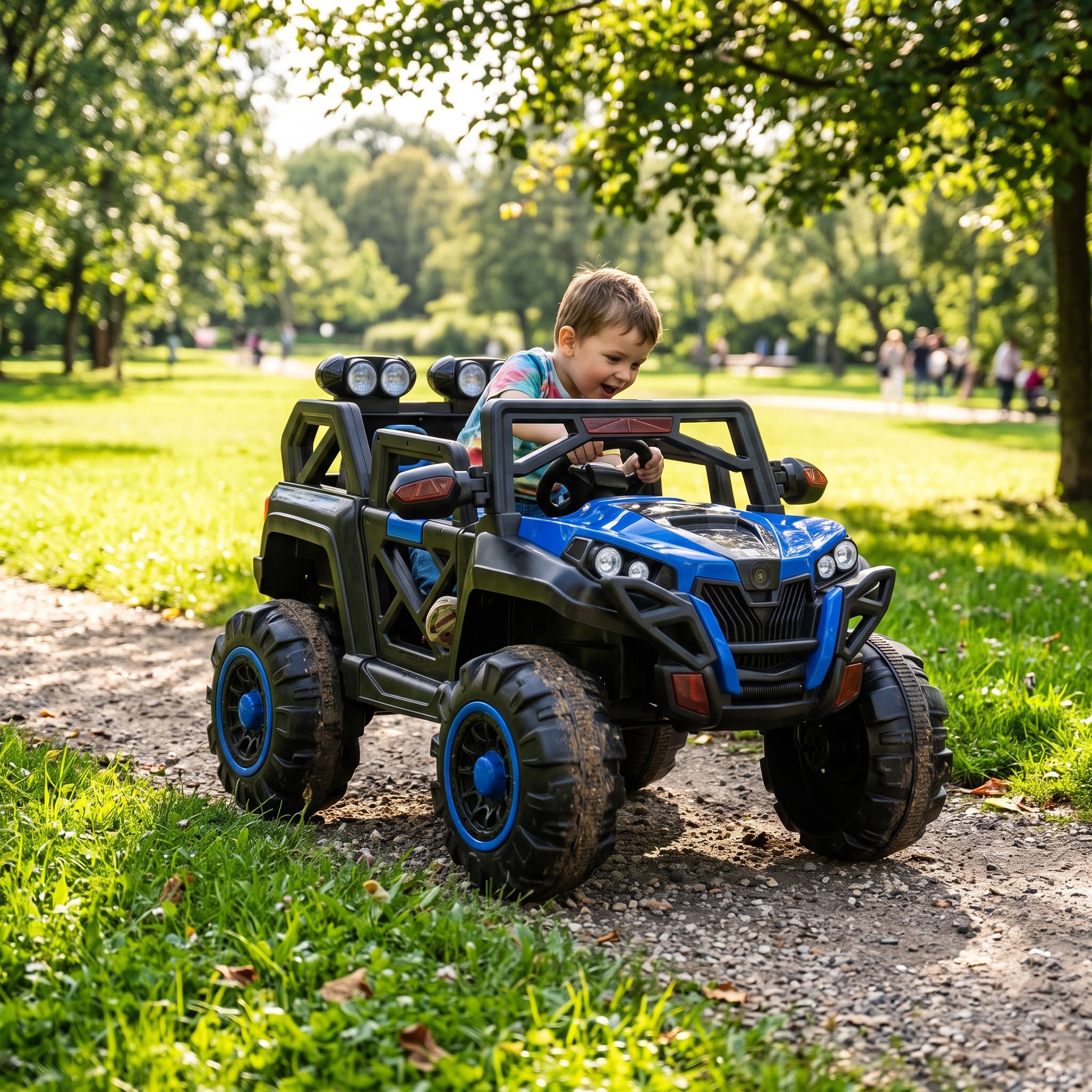 Kids Ride-On Jeep - 4x4 Off-Road Style Battery Operated Electric SUV - Image 6