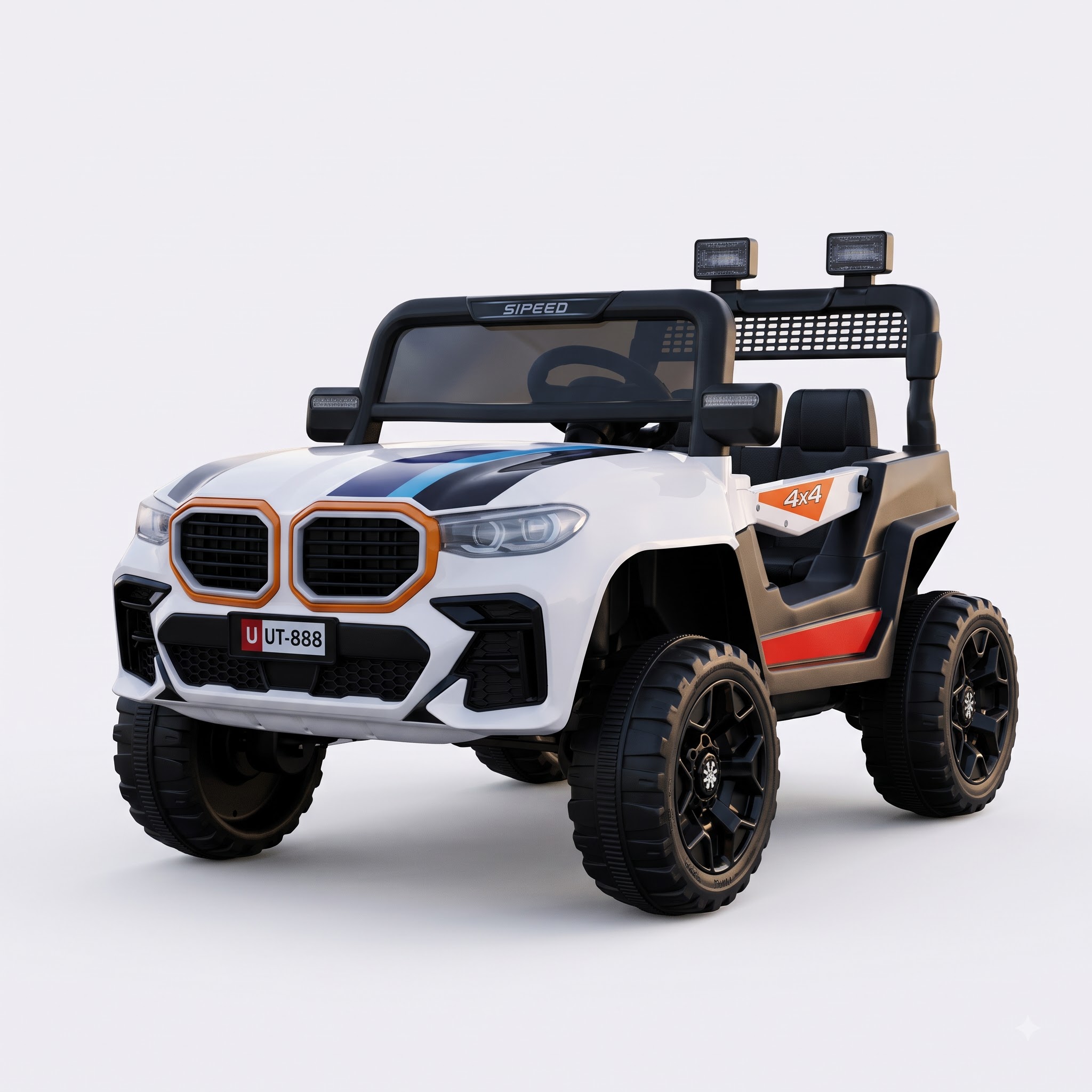 Kids Ride-On Jeep – Big Wheel Off-Road Battery-Operated Electric SUV - Image 7