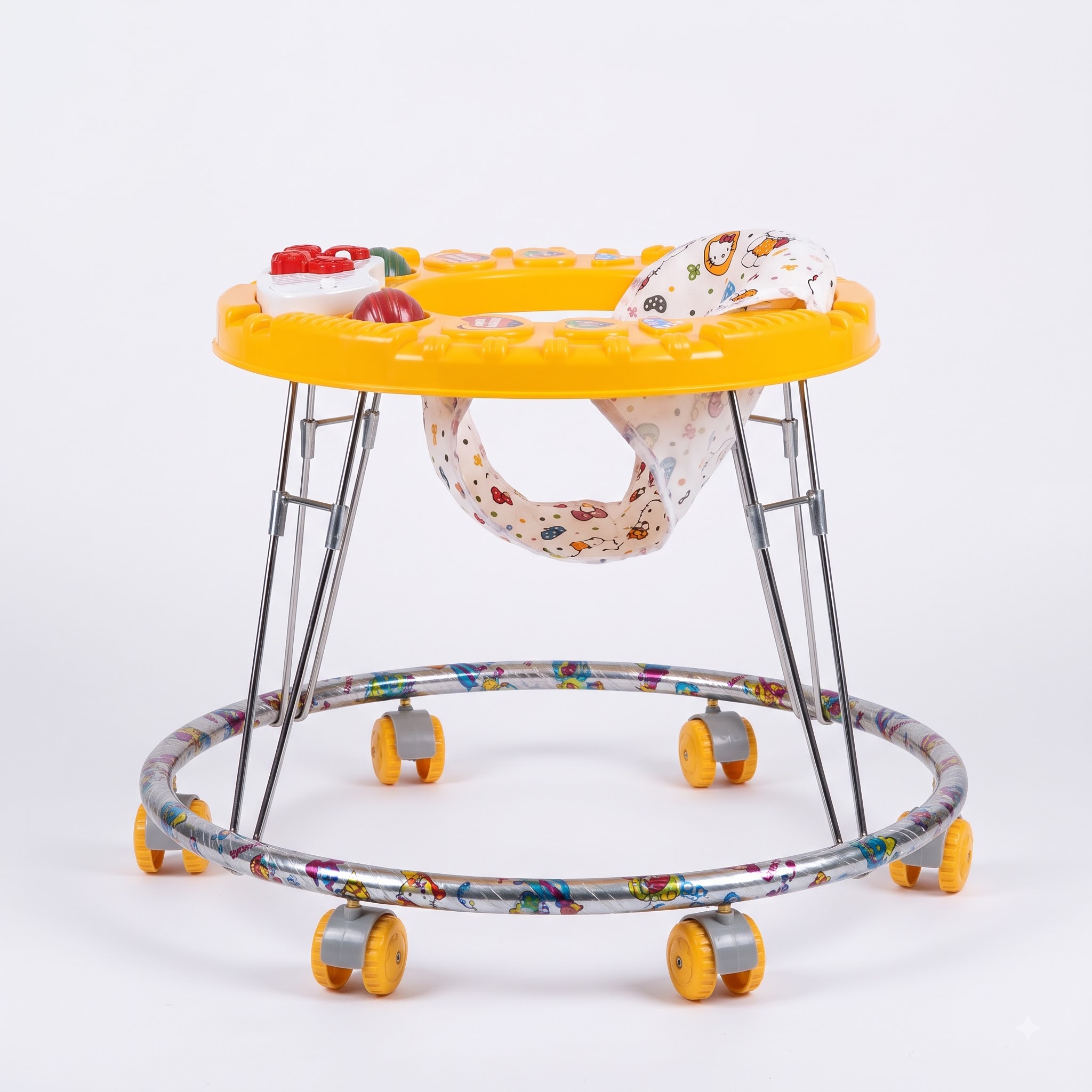 Round Baby Walker – Musical Activity Walker with 360° Swivel Wheels - Image 9
