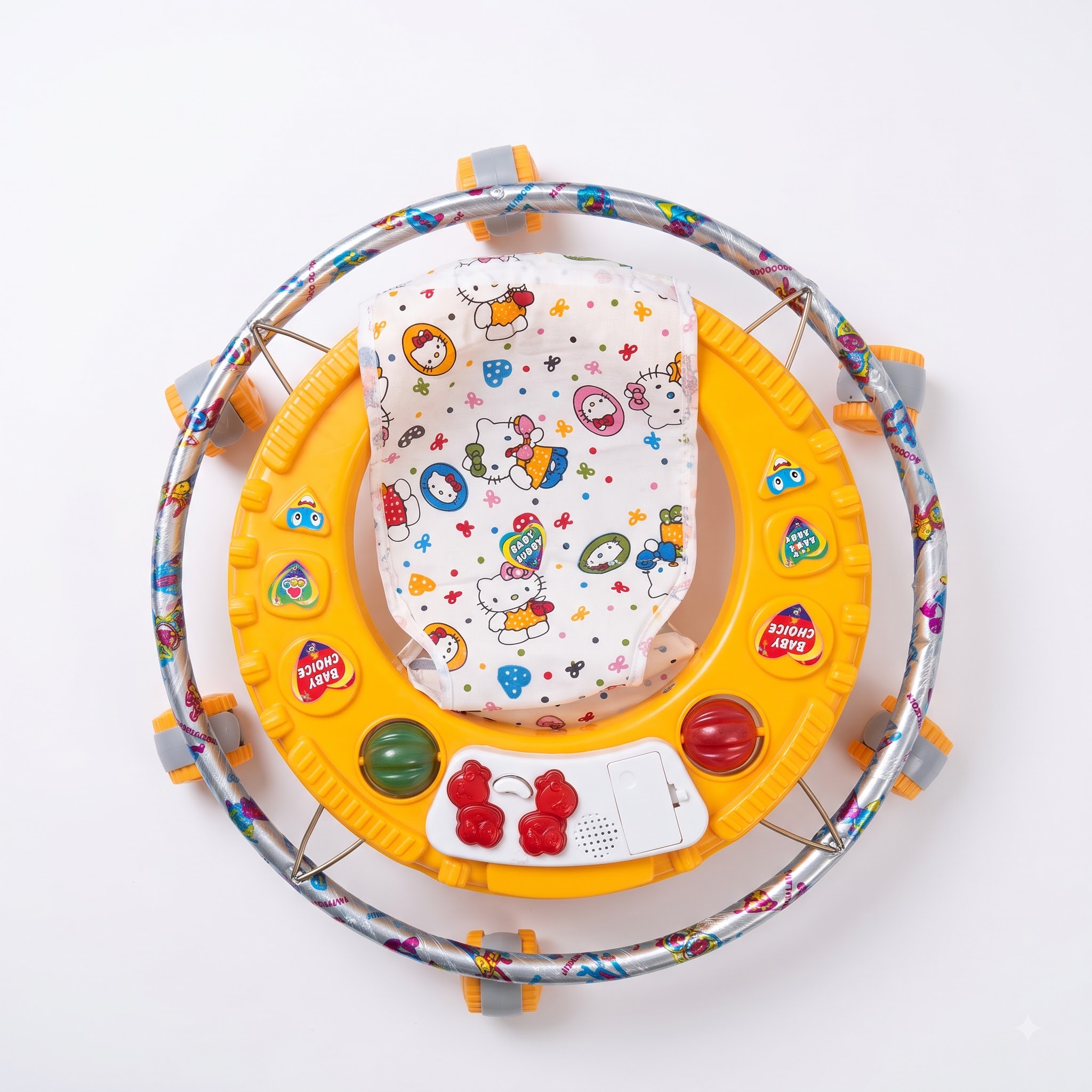 Round Baby Walker – Musical Activity Walker with 360° Swivel Wheels - Image 10