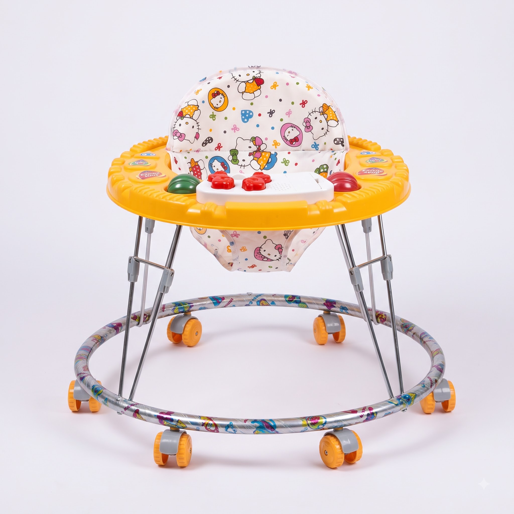 Round Baby Walker – Musical Activity Walker with 360° Swivel Wheels - Image 8