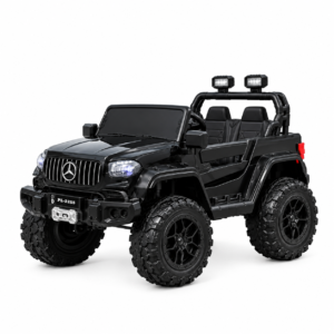 Kids Ride-On Jeep black 2 seater 4x4 battery operated off-road electric SUV for kids