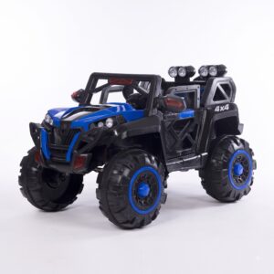 Kids Ride-On Jeep blue 4x4 battery operated off-road electric vehicle for kids