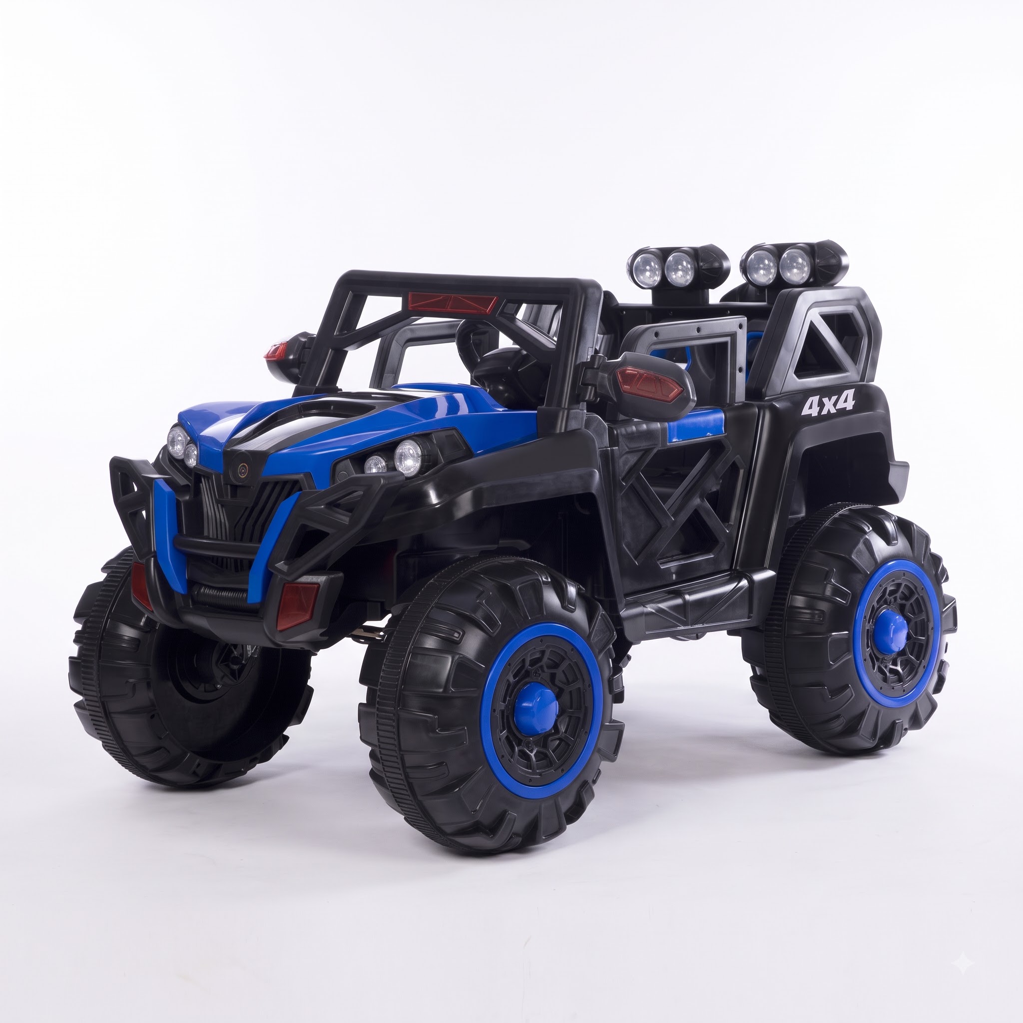 Kids Ride-On Jeep blue 4x4 battery operated off-road electric vehicle for kids