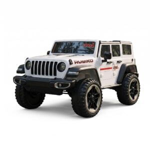 Kids Ride-On Jeep white 4x4 battery operated off-road electric vehicle for kids