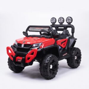 Play Tool Hopper kids ride-on jeep in red and black